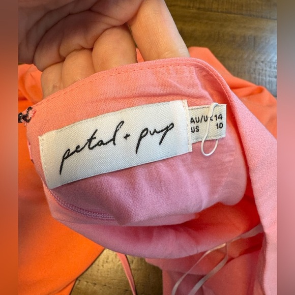 Petal & Pup midi dress one shoulder nwot - Picture 4 of 8